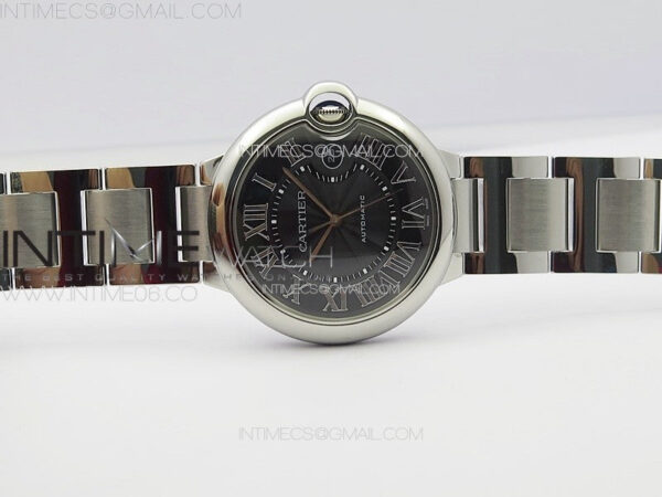 Ballon Bleu 42mm SS K3F 1:1 Best Edition Black Texture Dial on SS Bracelet A2824 - Image 3