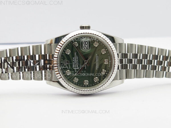 DateJust 36 SS 126233 JDF 1:1 Best Edition New Green Dial on Jubilee SS Bracelet - Image 3