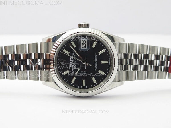 DateJust 36 SS 126234 VSF 1:1 Best Edition 904L Steel Black Dial on Jubilee Bracelet VS3235 - Image 3