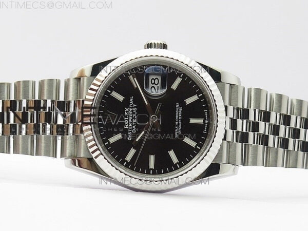DateJust 36mm 126234 BP 1:1 Best Edition 904L Steel New Version Black Dial on Jubilee Bracelet - Image 3