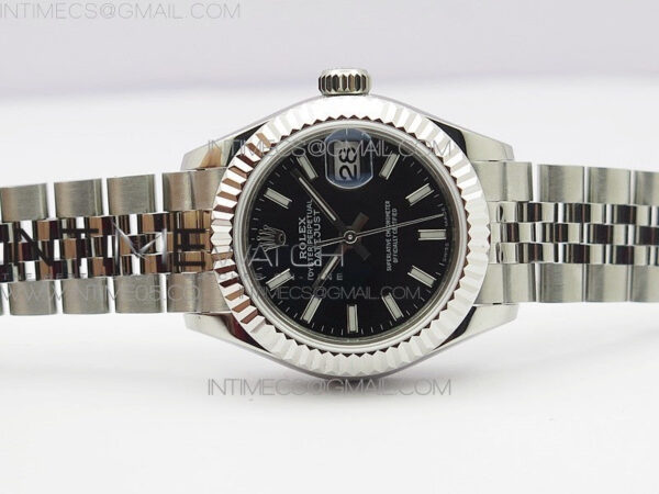 Datejust 28mm 279174 SS BP Best Edition Black Sticks Markers Dial on SS Jubilee Bracelet ETA2671 - Image 3