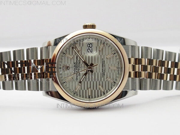 DateJust 36 SS/RG 126201 BP 1:1 Best Edition Silver Dial on Jubilee Bracelet - Image 3