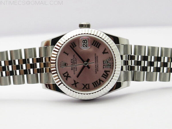 Datejust 31mm 278271 SS BP Best Edition Pink Roman Markers Dial on Jubilee Bracelet - Image 3
