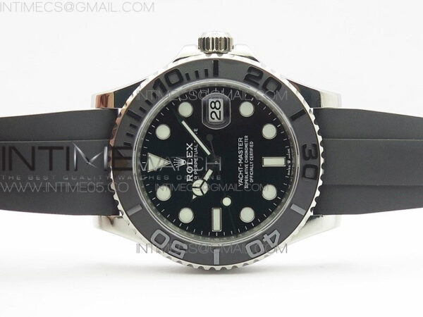 Yacht-Master 42mm 226659 VSF 1:1 Best Edition 3D Black Ceramic Bezel on Black Rubber Strap VS3235 - Image 3