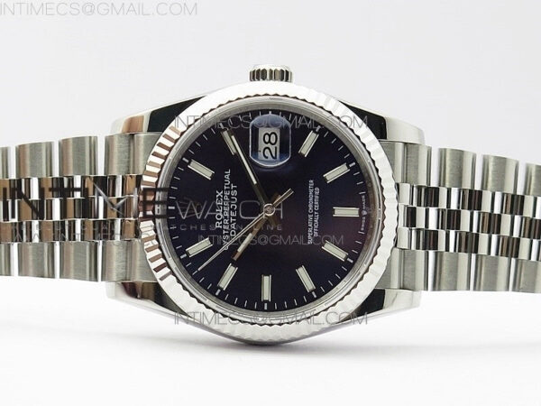 DateJust 36mm 126234 BP 1:1 Best Edition 904L Steel New Version Blue Dial on Jubilee Bracelet - Image 3