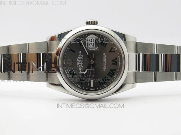 DateJust 36 SS 126200 BP 1:1 Best Edition Gray Dial on Oyster Bracelet - Image 3