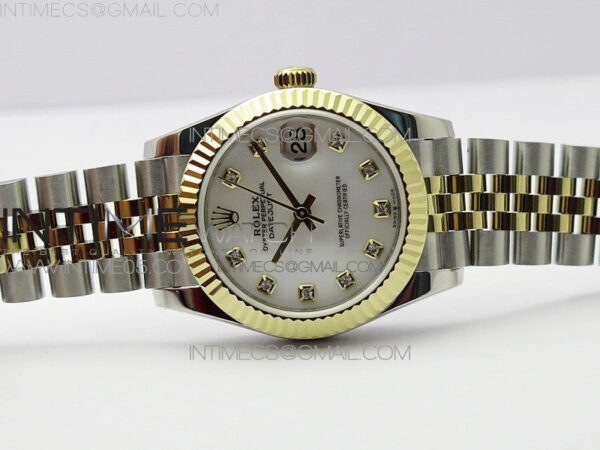 Datejust 31mm 278273 SS/YG BP Best Edition White MOP Diamond Markers Dial on SS/YG Jubilee Bracelet - Image 3