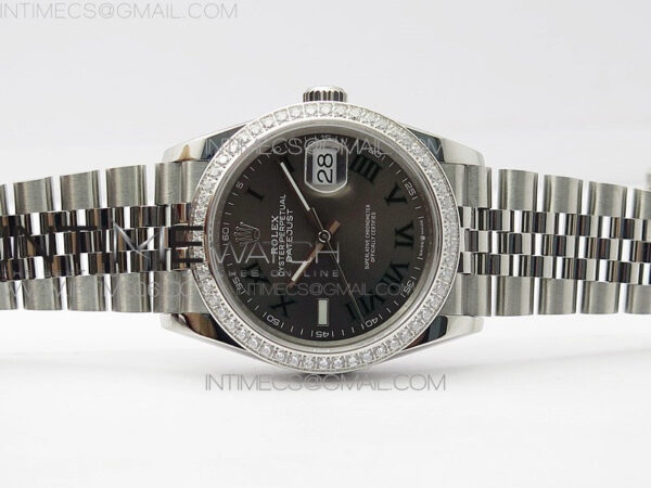 DateJust 36 SS 126284 BP 1:1 Best Edition New Blue Dial on Jubilee Bracelet - Image 3