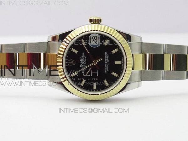 Datejust 31mm 278273 SS/YG BP Best Edition Black Stick Markers Dial on SS/YG Oyster Bracelet - Image 3