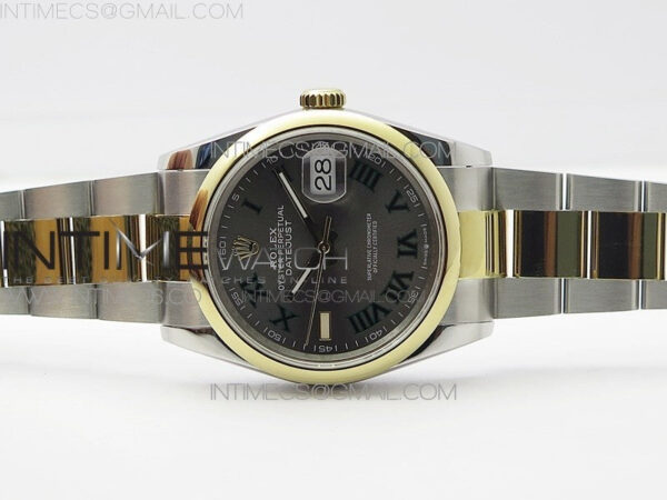 DateJust 36 SS/YG 126203 JDF 1:1 Best Edition Gray Dial on Oyster Bracelet - Image 3