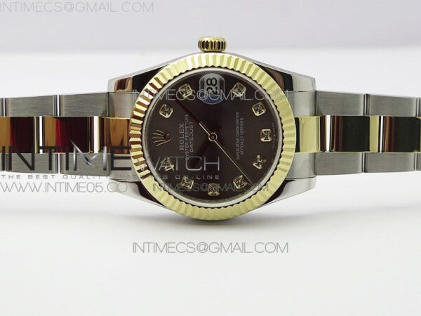 Datejust 31mm 278273 SS/YG BP Best Edition Gray Diamonds Markers Dial on SS/YG Oyster Bracelet - Image 3