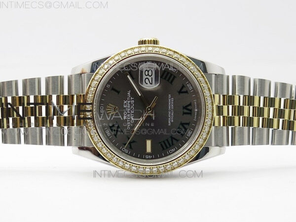 DateJust 36 SS/YG 126283 JDF 1:1 Best Edition Gray Dial on Jubilee Bracelet - Image 4