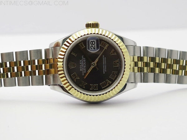 Datejust 28mm 279173 SS/YG BP Best Edition Gray Roman Markers Dial on SS/YG Jubilee Bracelet ETA2671 - Image 3