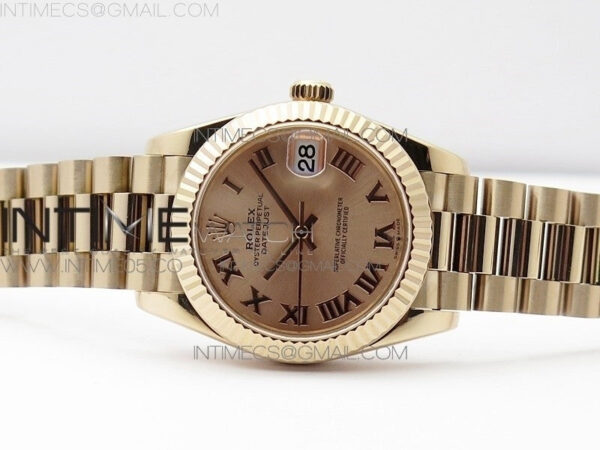 Datejust 31mm 278275 RG BP Best Edition RG Roman Markers Dial on RG President Bracelet - Image 3