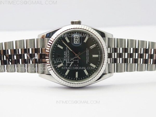 DateJust 36 SS 126234 VSF 1:1 Best Edition 904L Steel Green Dial on Jubilee Bracelet VS3235 - Image 3