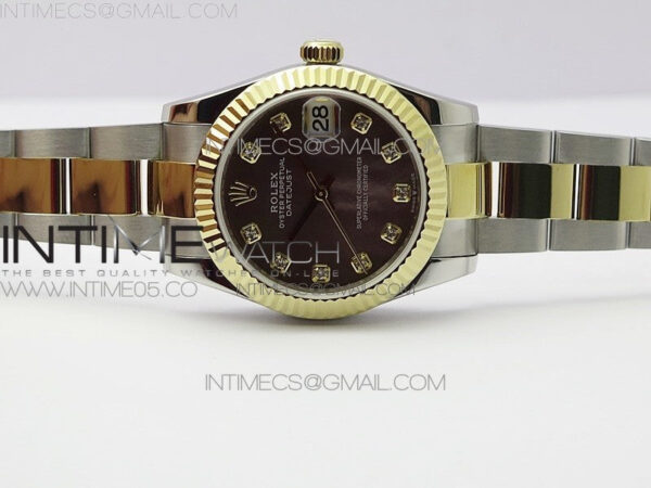 Datejust 31mm 278273 SS/YG BP Best Edition Black MOP Diamonds Markers Dial on SS/YG Oyster Bracelet - Image 3