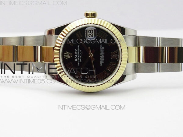 Datejust 31mm 278273 SS/YG BP Best Edition Black Roman Markers Dial on SS/YG Oyster Bracelet - Image 3
