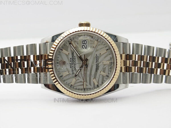 DateJust 36 SS/RG 126231 BP 1:1 Best Edition Silevr/Gray Dial on Jubilee Bracelet - Image 3