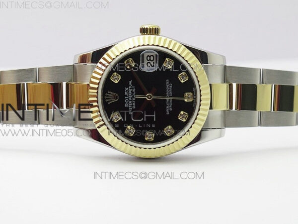 Datejust 31mm 278273 SS/YG BP Best Edition Black Diamonds Markers Dial on SS/YG Oyster Bracelet - Image 3