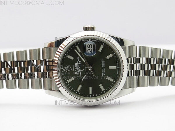 Datejust 36mm 116231 SS BP 1:1 Best Edition Green Dial Stick Markers On SS Jubilee Bracelet A2824 - Image 3