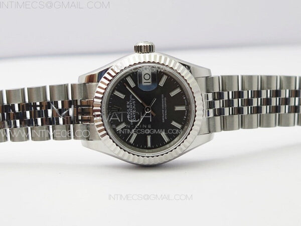 Datejust 28mm 279179 SS APSF Best Edition Gray Dial Sticks Markers on SS Jubilee Bracelet NH05 - Image 3