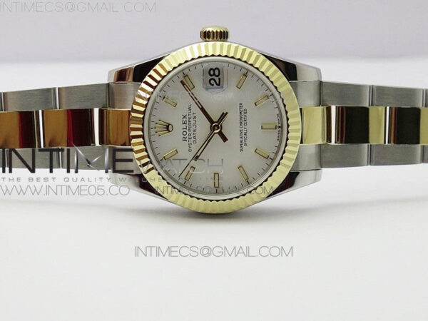 Datejust 31mm 278273 SS/YG BP Best Edition White Stick Markers Dial on SS/YG Oyster Bracelet - Image 4