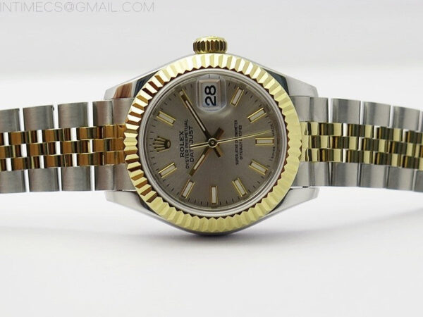 Datejust 28mm 279173 SS/YG BP Best Edition Silver Sticks Markers Dial on SS/YG Jubilee Bracelet ETA2671 - Image 3