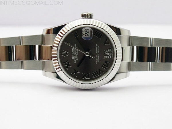 Datejust 31mm 278273 SS BP Best Edition Gray Roman Markers Dial on Oyster Bracelet - Image 3