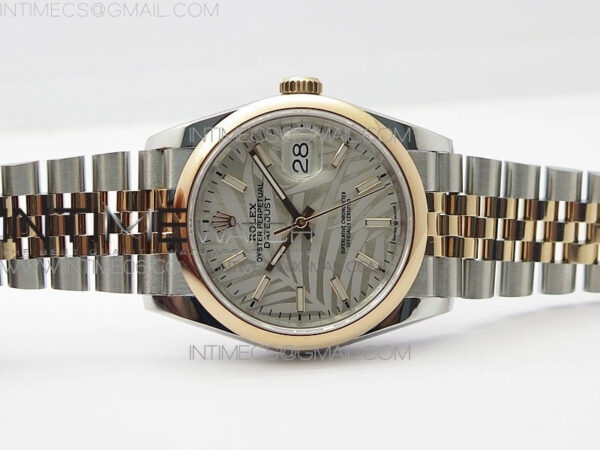DateJust 36 SS/RG 126201 BP 1:1 Best Edition Silver/Gray Dial on Jubilee Bracelet - Image 3