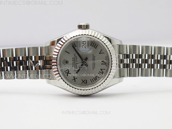 Datejust 28mm 279179 SS APSF Best Edition Silver Dial Roman Markers on SS Jubilee Bracelet NH05 - Image 3