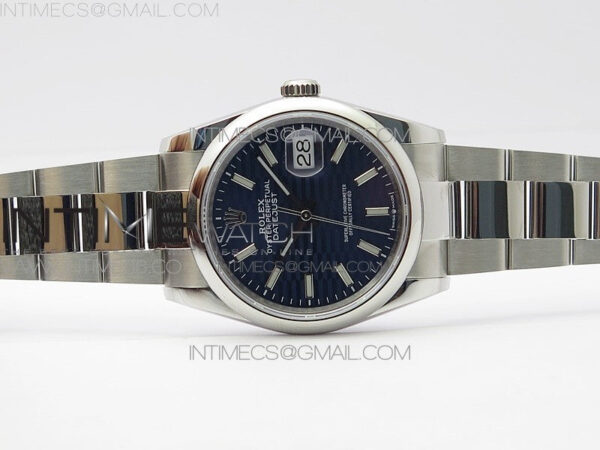DateJust 36 SS 126200 BP 1:1 Best Edition New Blue Dial on Oyster Bracelet - Image 3