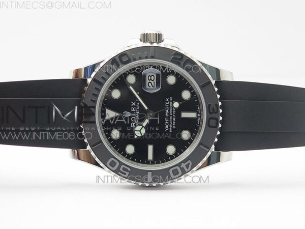 Yacht-Master 42mm 226659 3EF 1:1 Best Edition 3D Black Ceramic Bezel on Black Rubber Strap VS3235 - Image 3