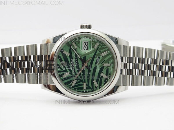 DateJust 36 SS 126200 BP 1:1 Best Edition New Green Dial on Jubilee Bracelet - Image 4