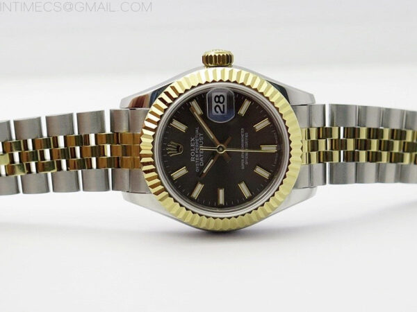 Datejust 28mm 279173 SS/YG BP Best Edition Green Sticks Markers Dial on SS/YG Jubilee Bracelet ETA2671 - Image 2