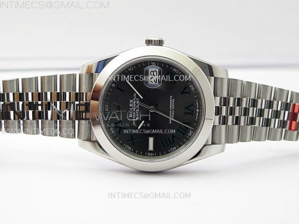DateJust 41 126300 904L SS VSF 1:1 Best Edition Gray Dial Roman Markers on Jubilee Bracelet VS3235 - Image 3