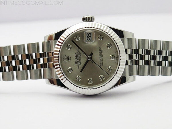 Datejust 31mm 278271 SS BP Best Edition Silver Crystal Markers Dial on Jubilee Bracelet - Image 4