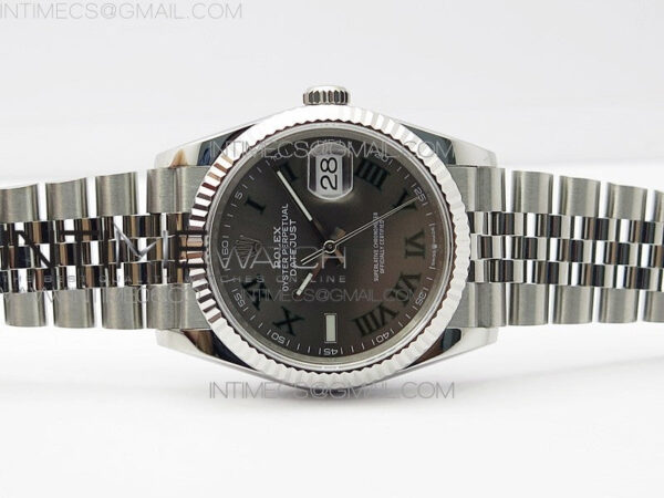 DateJust 36 SS 126234 BP 1:1 Best Edition Gray Dial on Jubilee Bracelet - Image 4