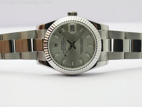 Datejust 31mm 278273 SS BP Best Edition Silver Stick Markers Dial on Oyster Bracelet - Image 3