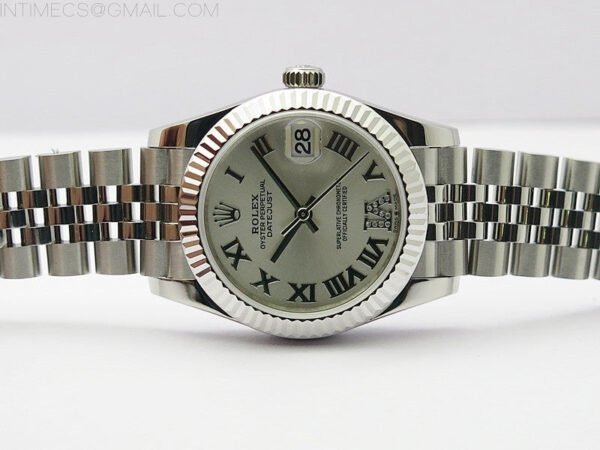 Datejust 31mm 278271 SS BP Best Edition Silver Roman Markers @6 Crystal Dial on Jubilee Bracelet - Image 3