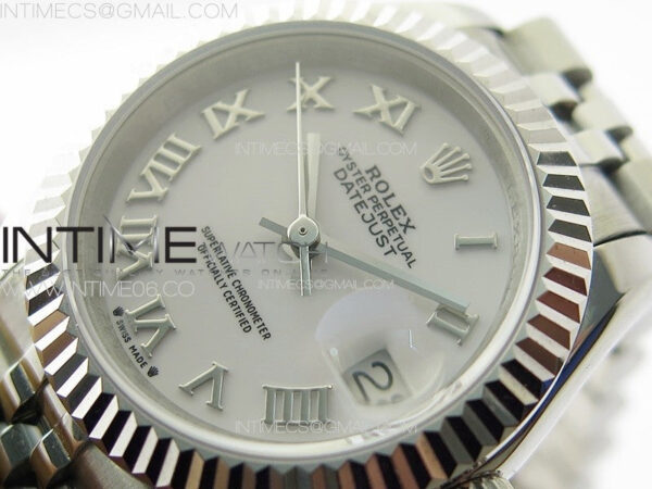 Datejust 28mm 279179 SS APSF Best Edition White Dial Roman Markers on SS Jubilee Bracelet NH05 - Image 3