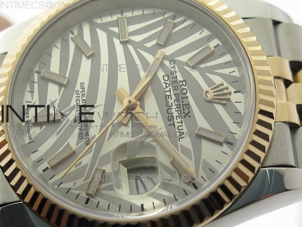 DateJust 36 SS/RG 126231 BP 1:1 Best Edition Silevr/Gray Dial on Jubilee Bracelet - Image 4