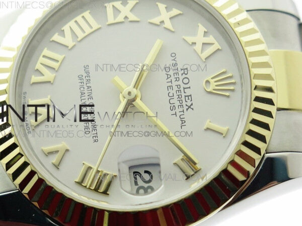 Datejust 31mm 278273 SS/YG BP Best Edition White Roman Markers Dial on SS/YG Oyster Bracelet - Image 3