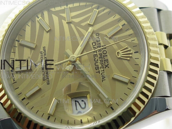 DateJust 36 SS/YG 126233 JDF 1:1 Best Edition New YG Dial on Jubilee Bracelet - Image 5