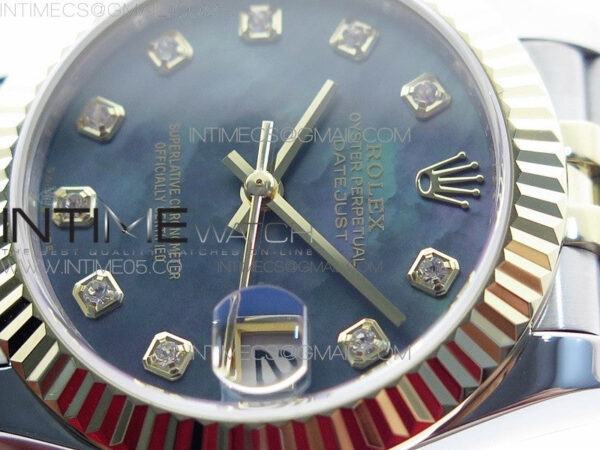 Datejust 31mm 278273 SS/YG BP Best Edition Gray MOP Diamond Markers Dial on SS/YG Jubilee Bracelet - Image 4