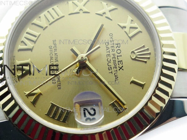 Datejust 31mm 278273 SS/YG BP Best Edition YG Roman Markers Dial on SS/YG Oyster Bracelet - Image 4