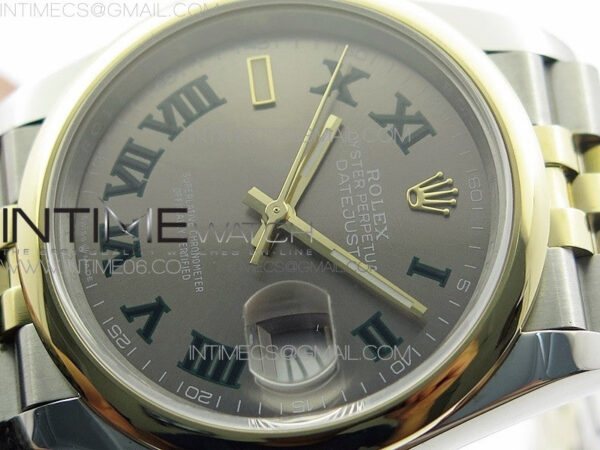 DateJust 36 SS/YG 126203 JDF 1:1 Best Edition Gray Dial on Jubilee Bracelet - Image 4