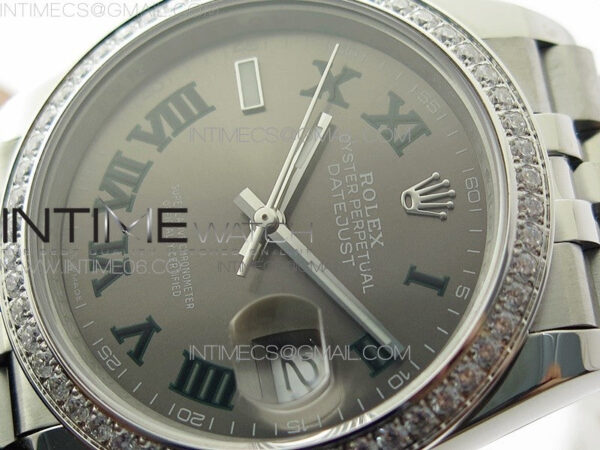 DateJust 36 SS 126284 BP 1:1 Best Edition New Blue Dial on Jubilee Bracelet - Image 5