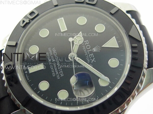 Yacht-Master 42mm 226659 APSF Best Edition 3D Black Ceramic Bezel on Oysterflex Strap SA3235 - Image 4