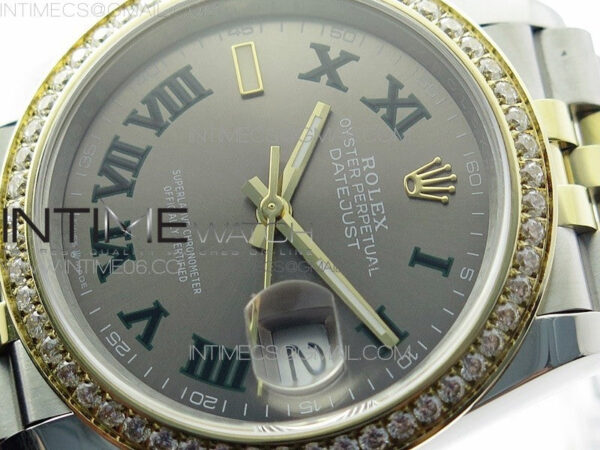 DateJust 36 SS/YG 126283 JDF 1:1 Best Edition Gray Dial on Jubilee Bracelet - Image 3