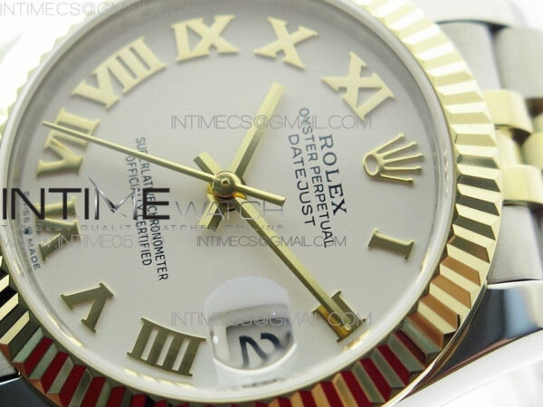 Datejust 31mm 278273 SS/YG BP Best Edition White Roman Markers Dial on SS/YG Jubilee Bracelet - Image 4